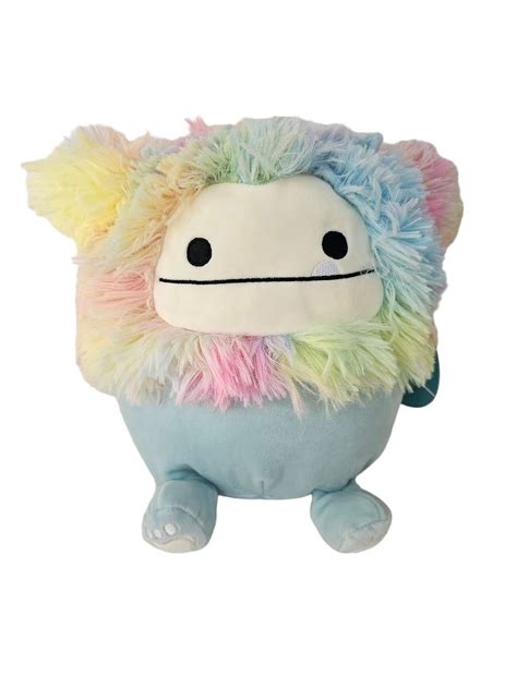 Squishmallows Official Kellytoys Plush 8 Inch Zozo The Blue Bigfoot