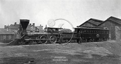 A United States Military Railroad Locomotive Wh Whiton Alexandria