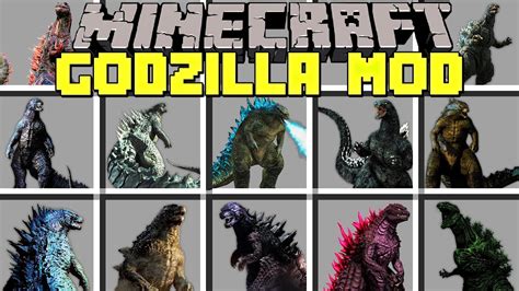 Minecraft Godzilla Mod Survive Against Giant Godzilla Army Modded