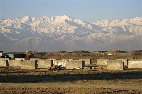 Bagram Airfield and Hindu Kush Mountains Afghanistan Photograph by ...