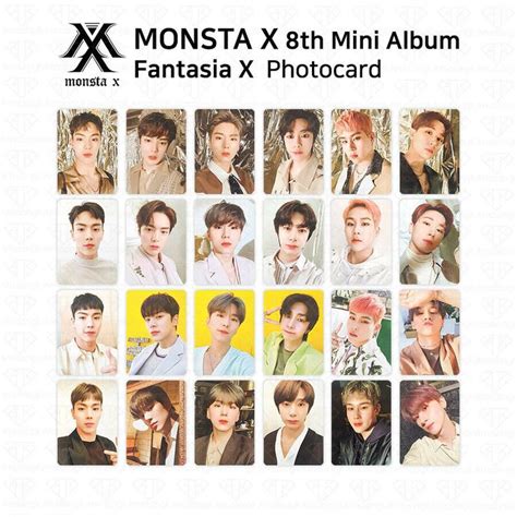 Monsta X Photocard Template Fantasia Monsta X Photocard Monsta X