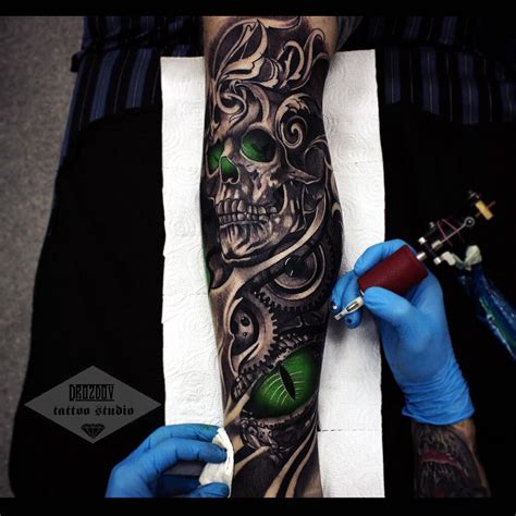 Vladimir Drozdov on Instagram Своим почерком Skull sleeve