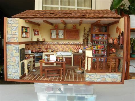 Cocina En Miniatura Miniature Kitchen Mini Kitchen Mexican Hacienda