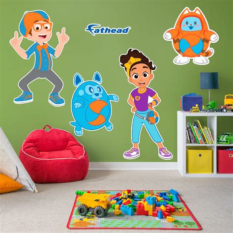 Blippi Character Collection Officially Licensed Blippi Removable Adh Fathead