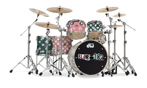 DW Travis Barker Signature Drum Kit (Blink-182) by JackAdamen on DeviantArt