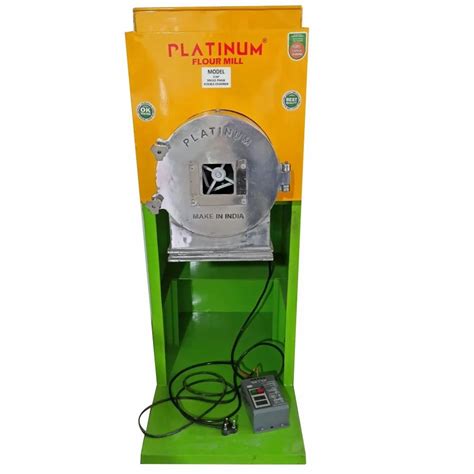 5 HP Platinum Semi Automatic Commercial Flour Mill 80 Kg Hr At Rs