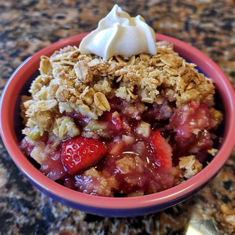 Strawberry Rhubarb Crisp – 99easyrecipes