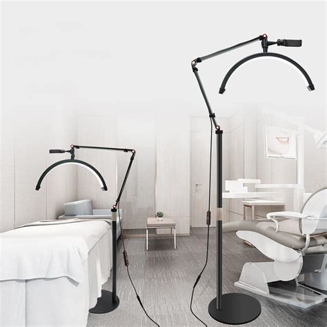 Portable Half Moon Desk Lamp Esthetician Light For Tattoo Artists