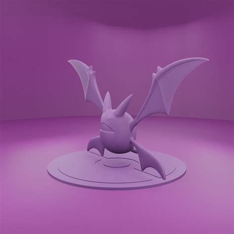 Stl File Pokemon No Zubat Golbat Crobat D