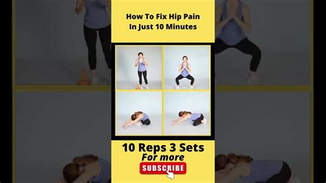 How To Fix Hip Pain In Just 10 Minutes Youtube