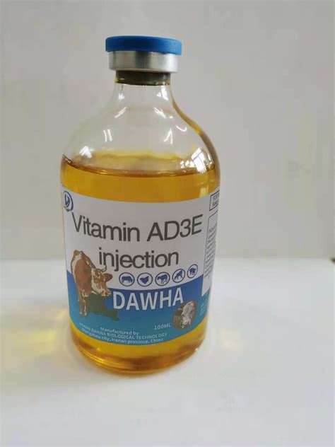 Gmp Oem Veterinary Injectable Drugs Vitamin Ad3e Injection For Cattle Sheep