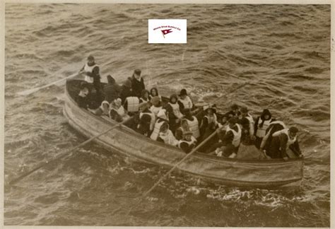 RMS Titanic Collapsible Lifeboat Approaches The Carpathia April 15