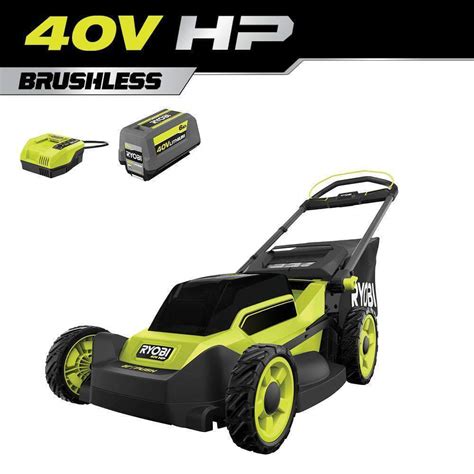 Ryobi 3 In 1 Push Mower Kit 20 40v Hp Brushless W 6ah Battery Charger Bagger 46396037169 Ebay