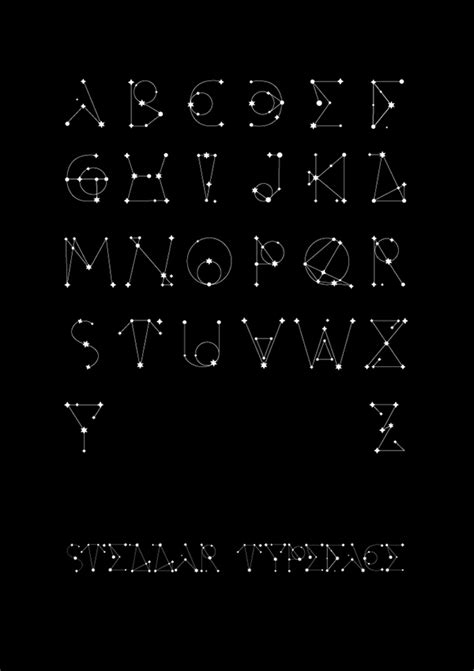 stellar typeface  images behance