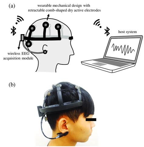 Basic Scheme A And Photograph B Of Proposed Wearable Motor Imagery