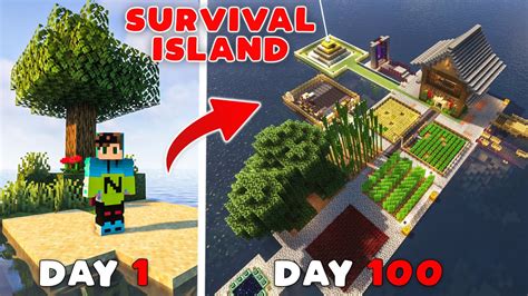 I Survived Days On A Survival Island In Minecraft Hardcore Hindi