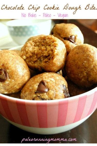 No Bake Paleo Cookie Dough Bites With Protein The Paleo Running Momma