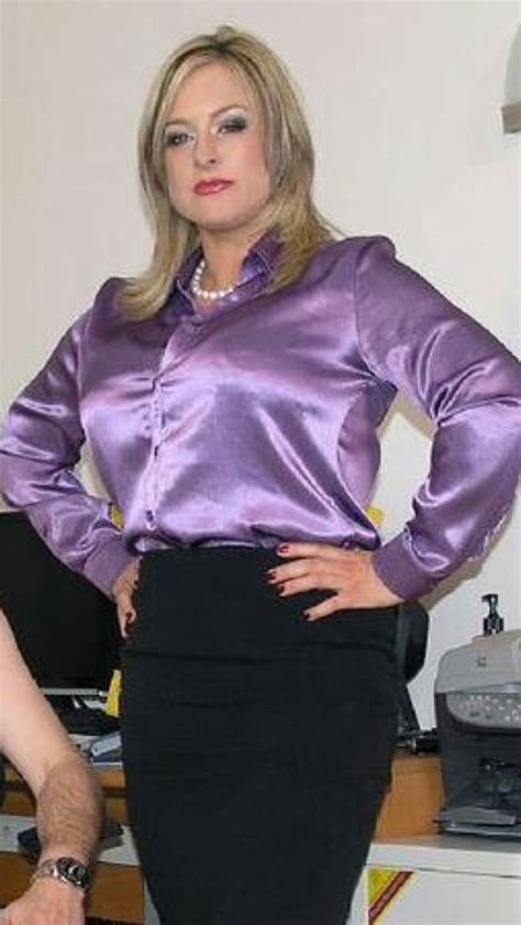 Pin By Carlton Singleton On A Mejorar Satin Blouse Satin Blouses