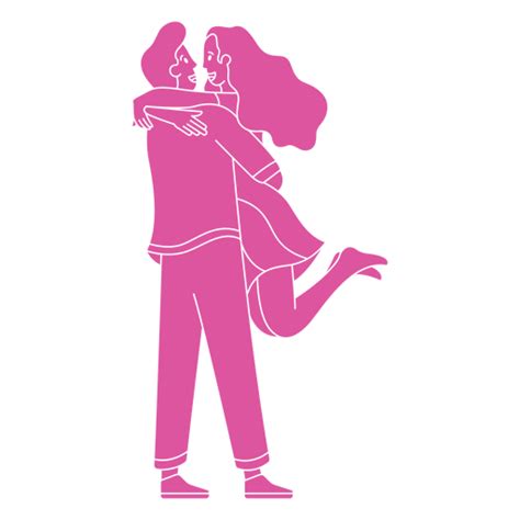 Man Lifting Woman Couple Silhouette Png And Svg Design For T Shirts