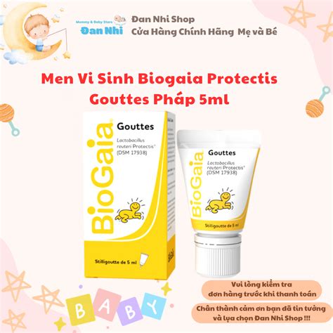 Date 2024 Men Vi Sinh Biogaia Protectis Gouttes Pháp 5ml Shopee