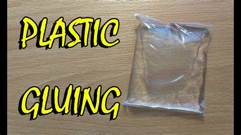 How To Make Plastic Gluing Sheets Together Youtube