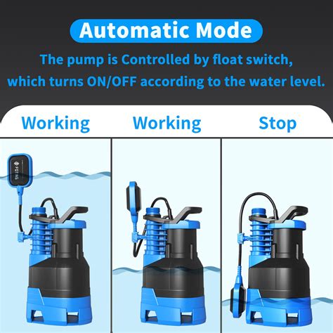 Snapklik FOTING 1 5 HP Sump Pump Submersible 5000 GPH Clean