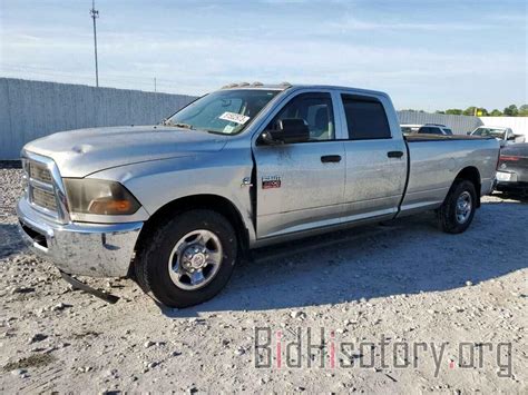 Report 3C6TD4HL5CG208227 DODGE RAM 2500 2012 SILVER DIESEL - price and damage history