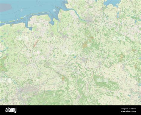 Niedersachsen, state of Germany. Open Street Map Stock Photo - Alamy