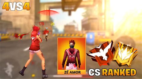 🖤💙 Usei As Skins Do ZÉ Amor E Quebrei No 4v4 Free Fire Mobile Freefire Freefirebrasil