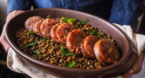 Italian New Year Tradition Cotechino With Lentils Recipe Lentil