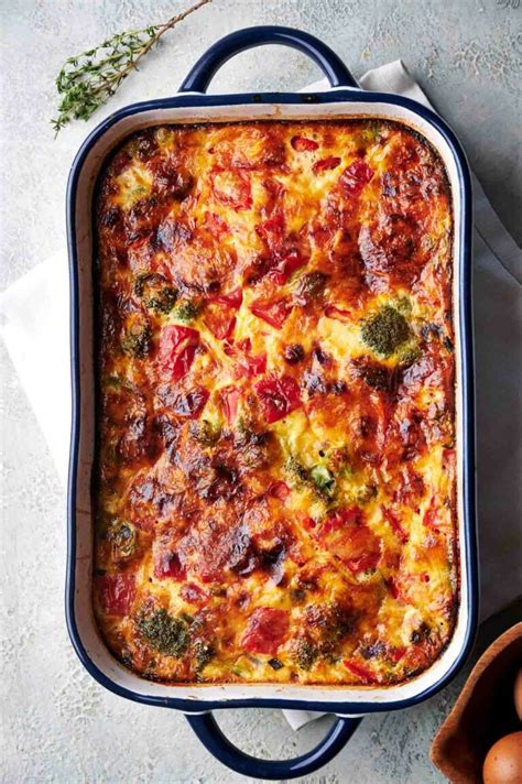 Cheesy Egg Casserole Recipe - Hungry Cooks Kitchen