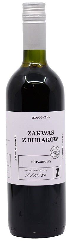 Zakwasownia zakwas z buraków z chrzanem bezglutenowy bio 700 ml