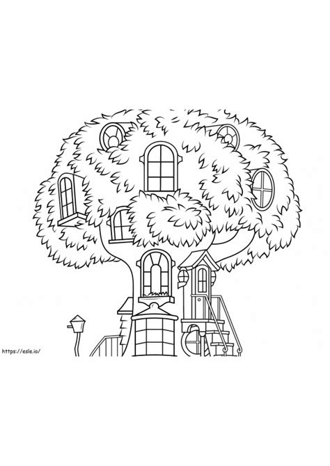 Normal Haunted House coloring page