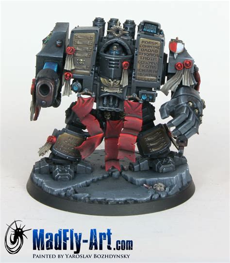 Grey Knights Venerable Dreadnought – MadFly-Art Miniature Painting Studio