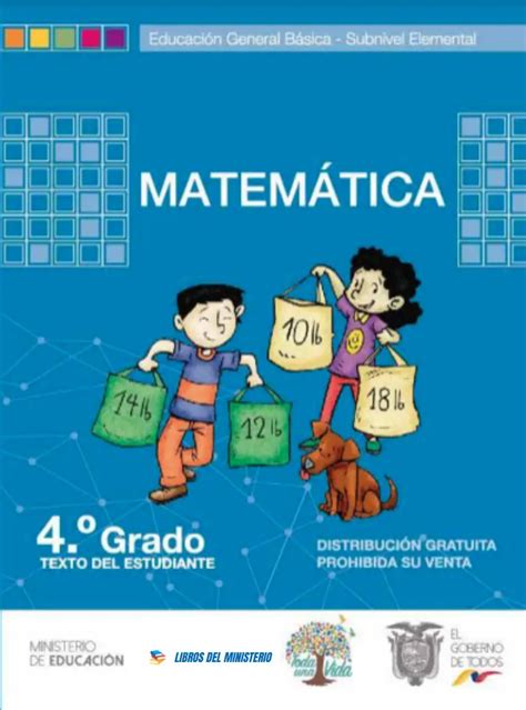 Libro De Matemáticas 4° Grado Primaria Egb Pdf