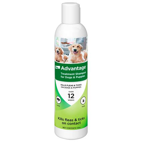 Advantage Treatment Shampoo For Dogs And Puppies Kills Fleas And Ticks 12