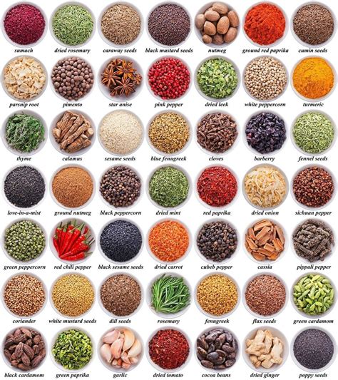 List 97 Pictures Herbs And Spices List With Pictures Full Hd 2k 4k