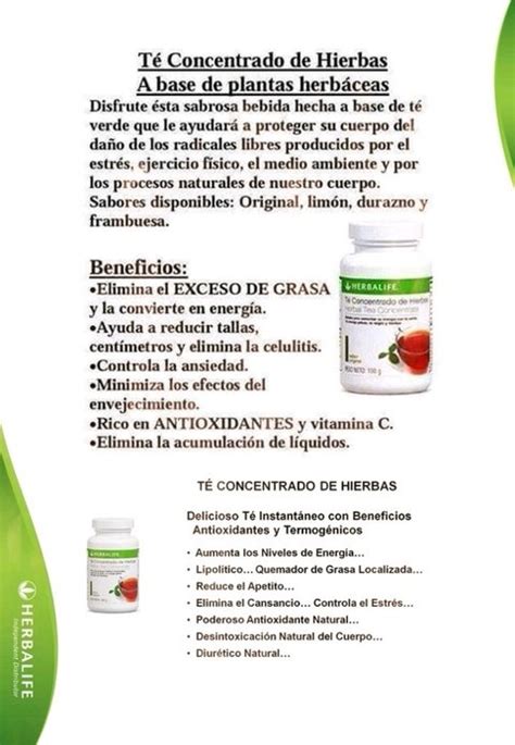 Que Beneficios Tiene El Te De Herbalife Estos Beneficios