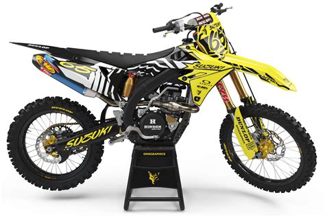 Suzuki Ghost Yellow Graphics Suzuki Motocross Yamaha Motocross Yamaha