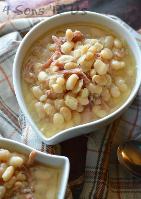 Sous Chef Sunday Crockpot Ham And White Bean Soup 4 Sons R Us