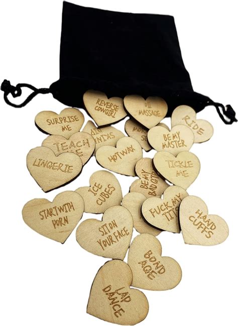 Sivlana 20pcs Funny Tokens Sex Date Night Activity Tokens