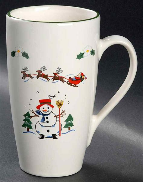 Snow Village Latte Mug By Pfaltzgraff Replacements Ltd