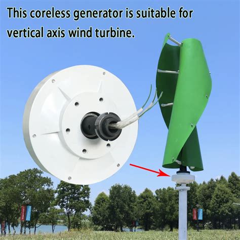 Generador De Baja RPM Para Turbina E Lica Vertical Molino De Viento De