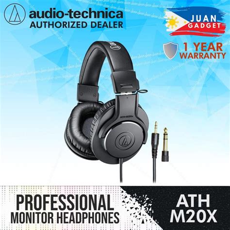 Audio Technica Ath M X Professional Monitor Headphones With Mm