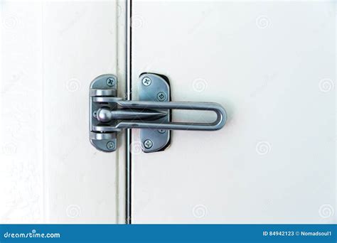 Stainless Steel Door Hinge With Ball Lock Stock Image Image Of