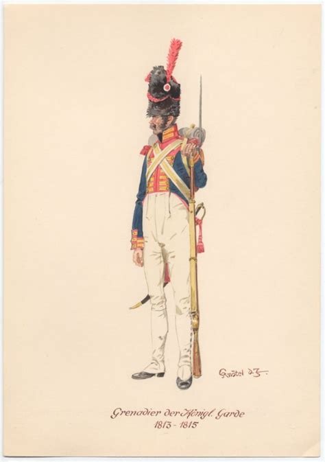 Grenadier Der Konig Garde 1812 1813 Kingdom Of Naples Napoleonic