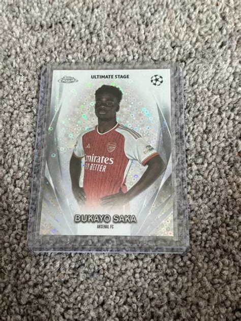 Bukayo Saka Ultimate Stage Topps Uefa Club Competitions Eur