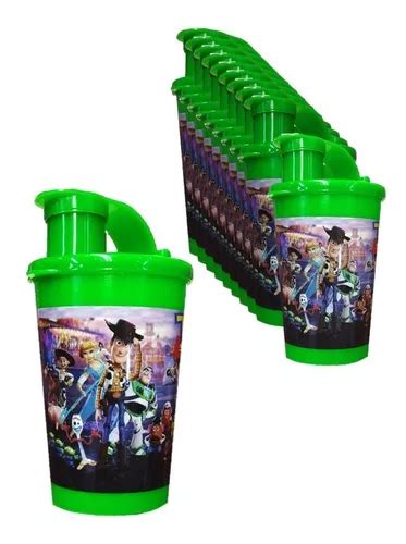 Vaso Pitillo Sorpresa Toy Story X Vaso Termo Fiesta Cuotas Sin Inter S