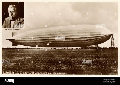 Graf Zeppelin LZ 127 At Anchor Stock Photo Alamy