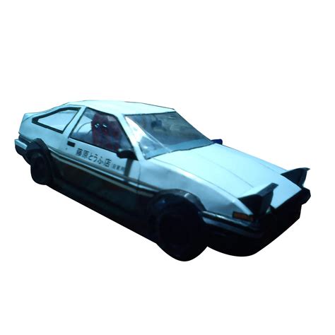 1:20 AE86 DIY Paper Model Papercraft Initial D Assemble Hand Work ...